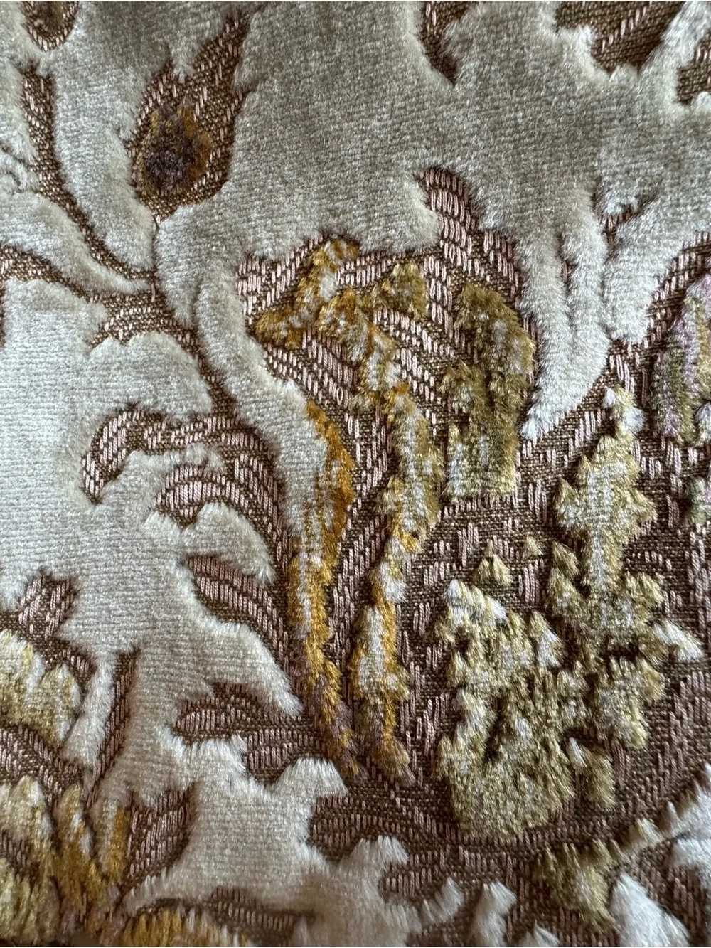 Vintage Velvet Floral Pillow Covers Set of 2 Cottagecore Tapestry Luxe Decor